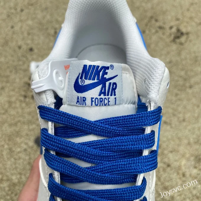 Supreme x Nike Air Force 1 White Blue BY YOU Fashion Sneakers