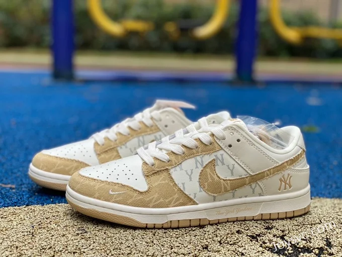 Nike Dunk x Louis Vuitton White Brown Retro Sneakers DQ1098-346