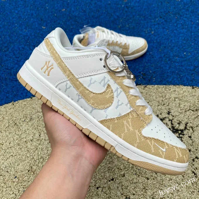 Nike Dunk x Louis Vuitton White Brown Retro Sneakers DQ1098-346