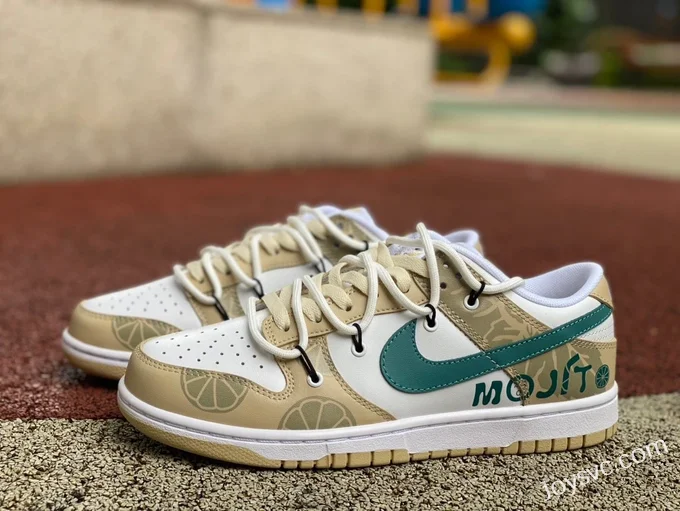 Nike Dunk Low White Brown Green FD9911-101