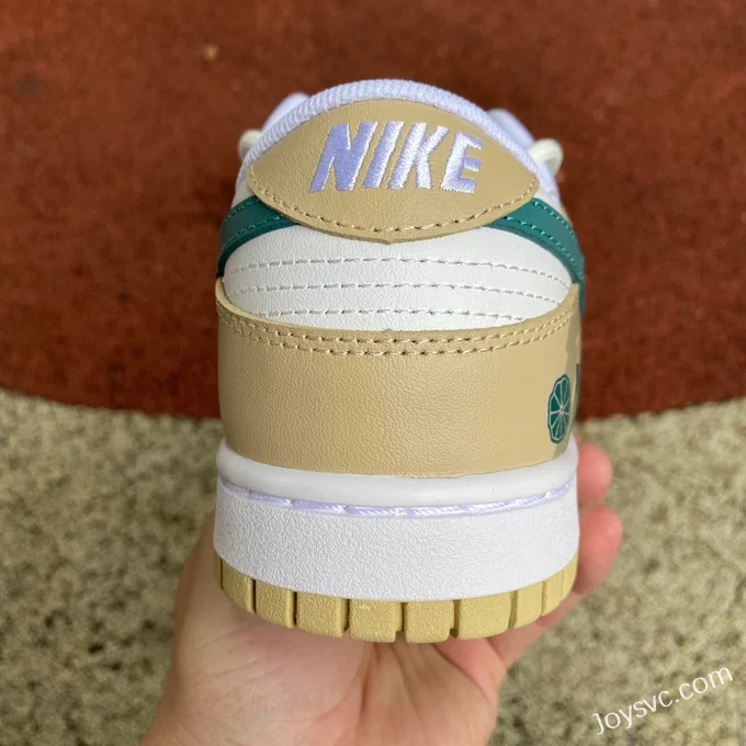 Nike Dunk Low White Brown Green FD9911-101