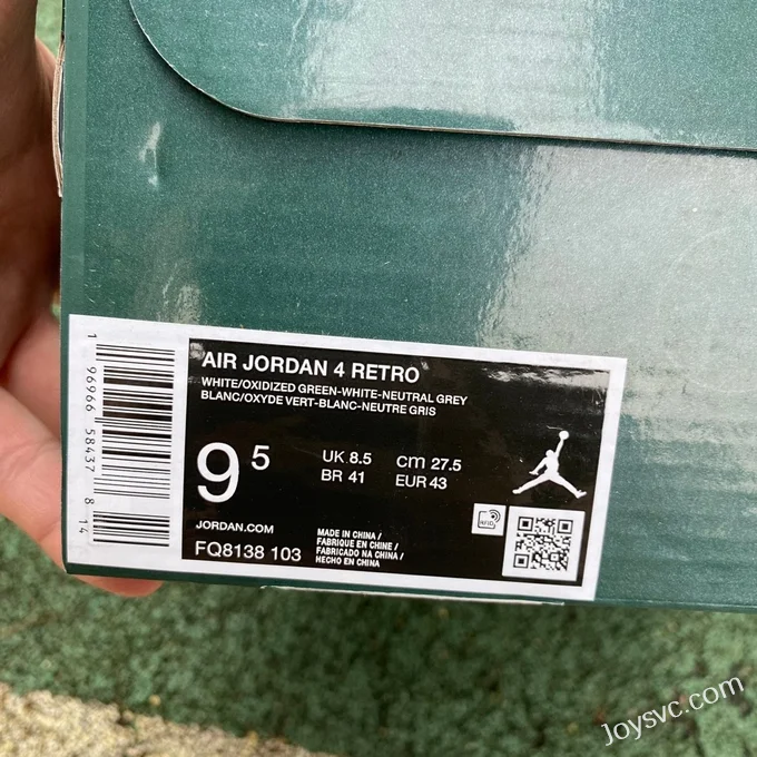 Air Jordan 4 Oxidized Green FQ8138-103