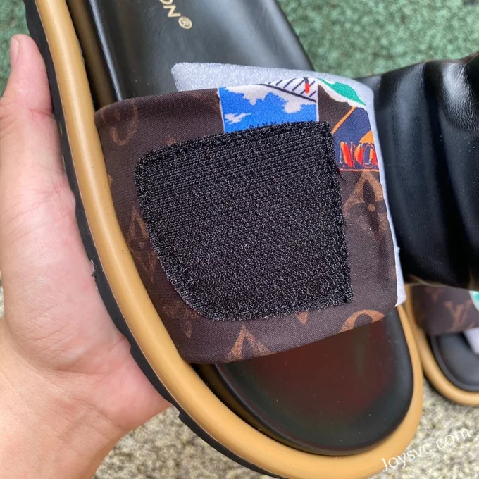 Louis Vuitton Pool Pillow Comfort Brown Slides