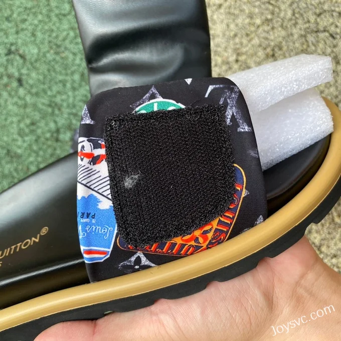 Louis Vuitton Pool Pillow Comfort Black Gum Slides