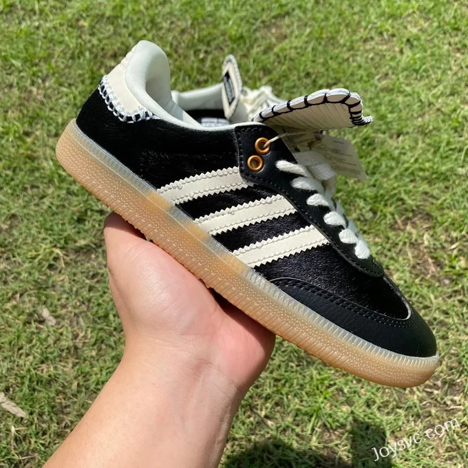 Wales Bonner x Adidas Samba Black White Retro Sneakers