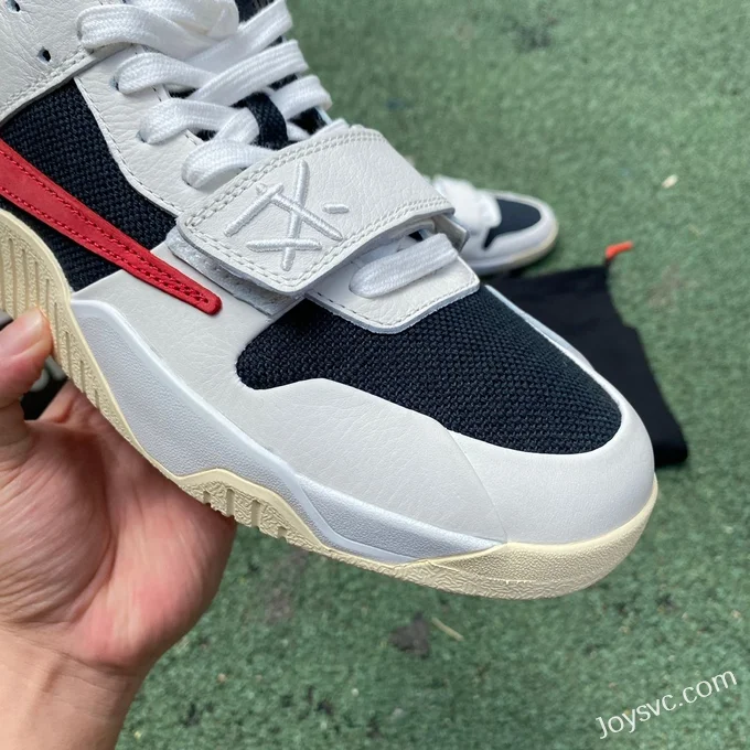 Travis Scott x Jordan Cut The Check FZ8117-101 White Black Red Cut Piece Version