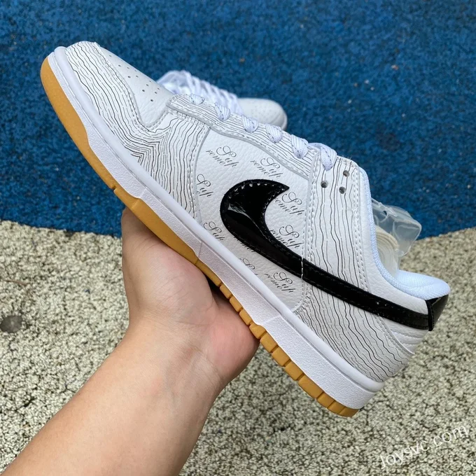 Nike Dunk Low x Supreme White Black XD6188-034