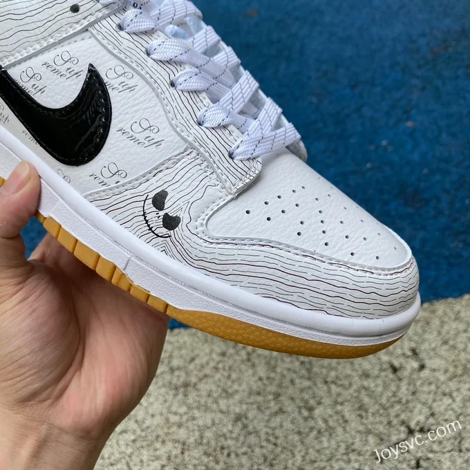 Nike Dunk Low x Supreme White Black XD6188-034