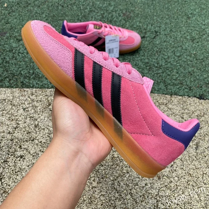 Adidas Samba Pink Blue Retro Sneakers IE7002