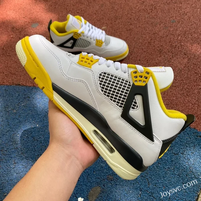 Air Jordan 4 AQ9129-101 White Orange