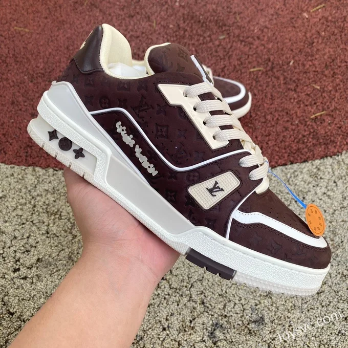 Louis Vuitton Trainer Brown G Version