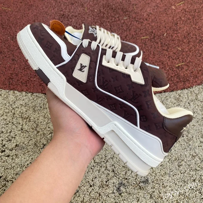 Louis Vuitton Trainer Brown G Version