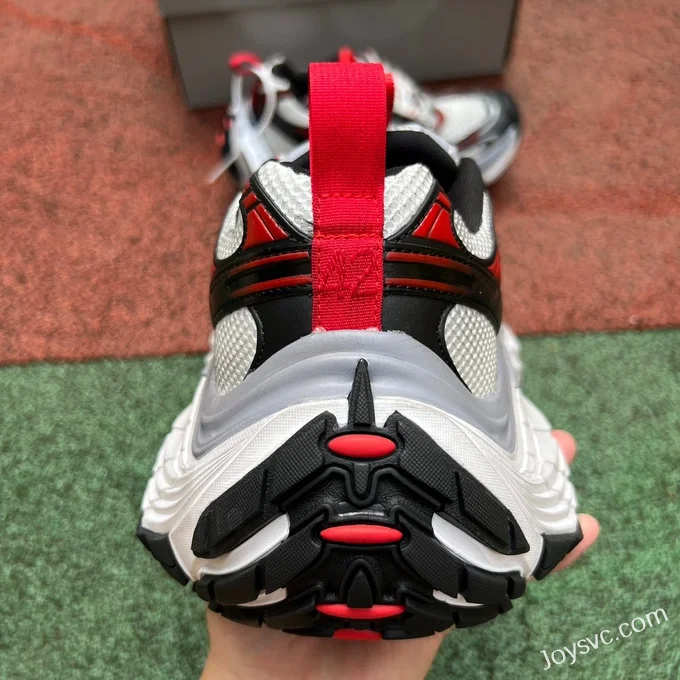 Balenciaga 10XL White Black Red Sneakers