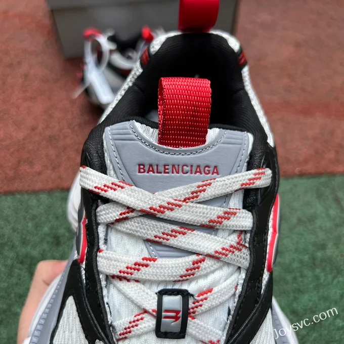 Balenciaga 10XL White Black Red Sneakers