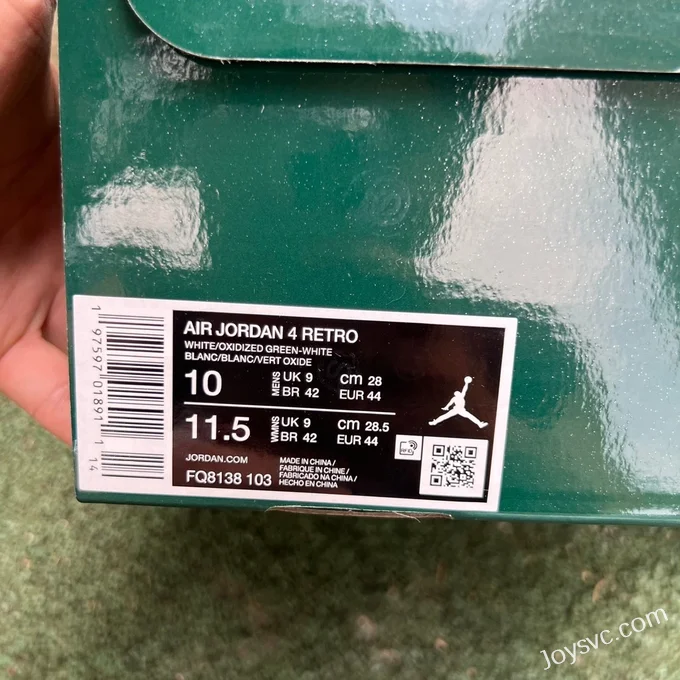 Air Jordan 4 Oxidized Green FQ8138-103