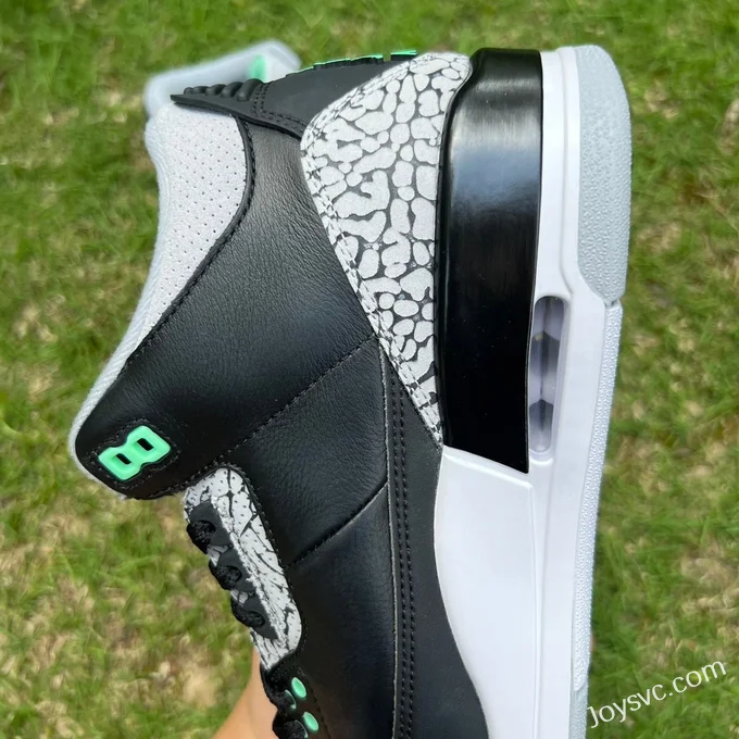 Air Jordan 3 Green Glow CT8532-031 Black Green