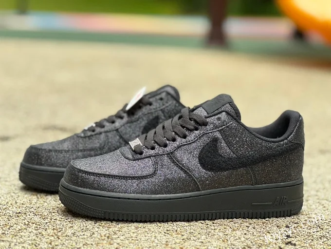 Nike Air Force 1 '07 Black Shiny Hook CW2288-001