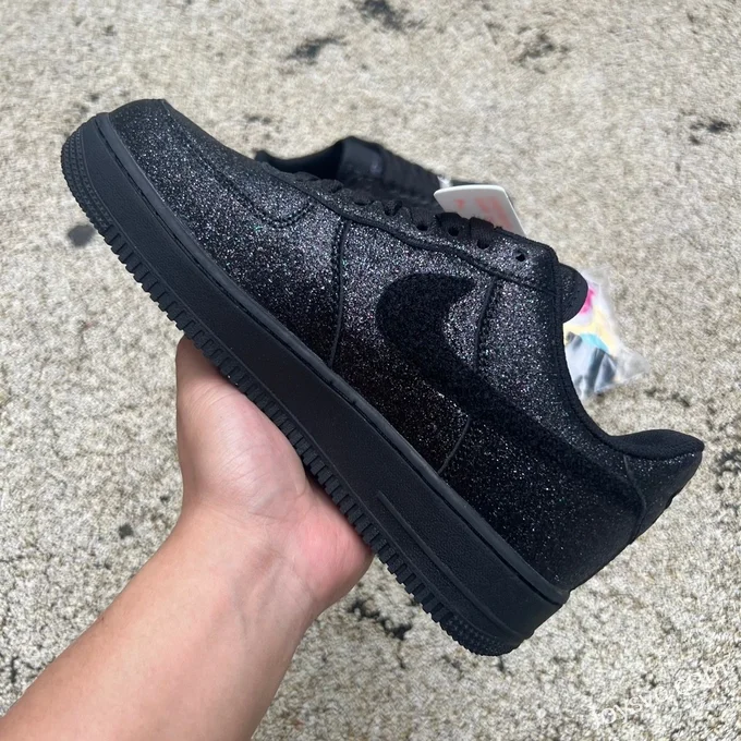 Nike Air Force 1 '07 Black Shiny Hook CW2288-001