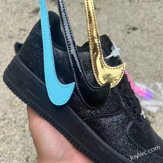 Nike Air Force 1 '07 Black Shiny Hook CW2288-001