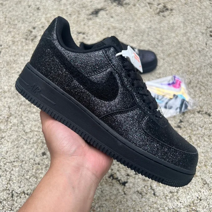 Nike Air Force 1 '07 Black Shiny Hook CW2288-001