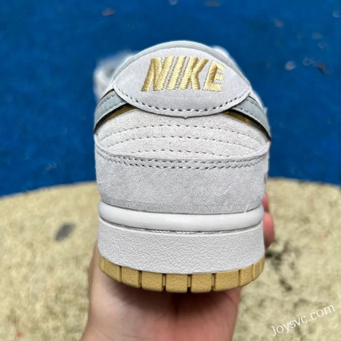 Nike Dunk x The North Face Grey Gold Low-Top Sneakers DQ1098-337