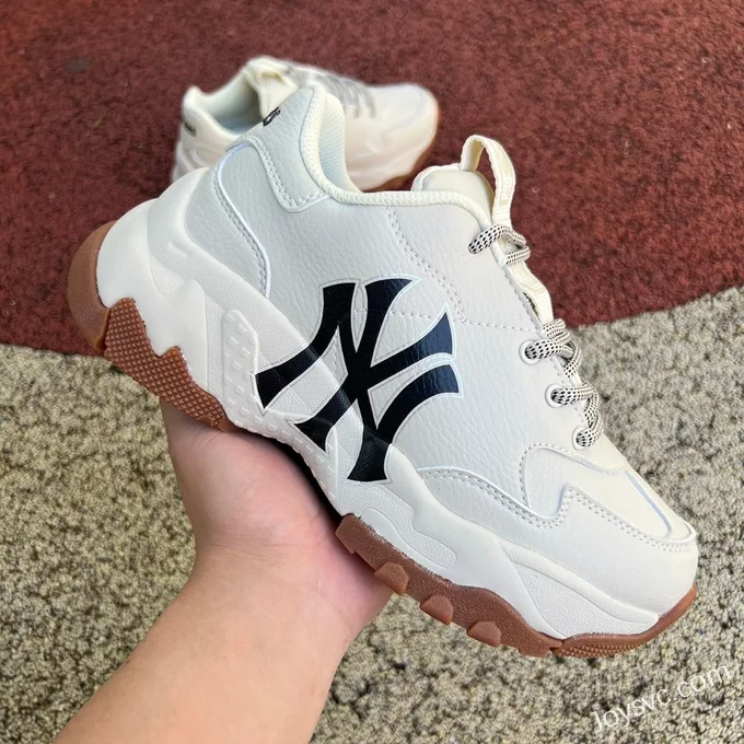 MLB Beige Dad Shoes Big Ball Chunky