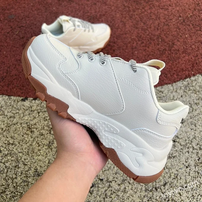 MLB Beige Dad Shoes Big Ball Chunky