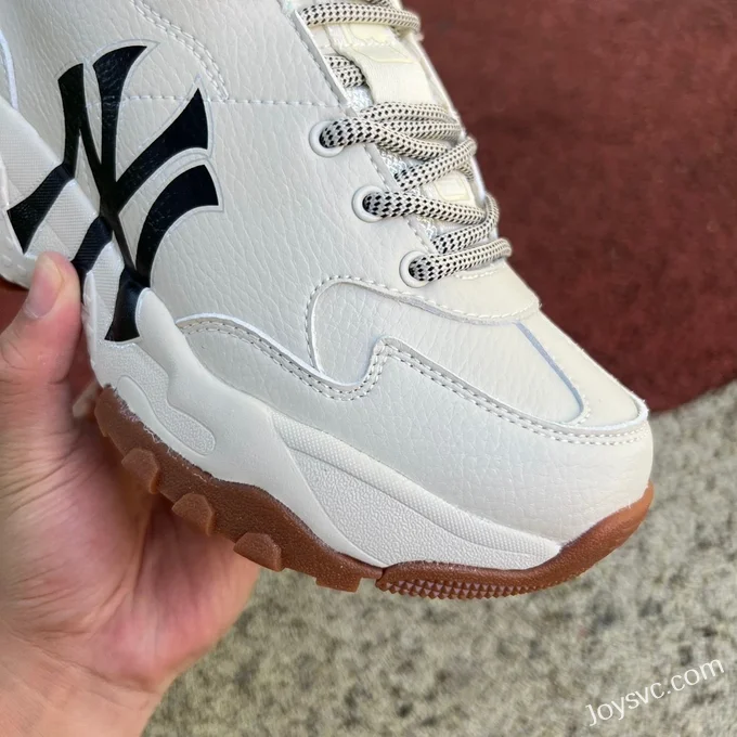 MLB Beige Dad Shoes Big Ball Chunky