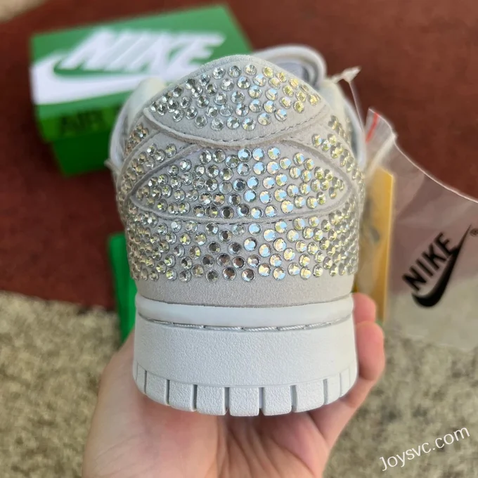 Cactus Plant Flea Market x Nike Dunk Low Silver Diamond Retro Sneakers CZ2670