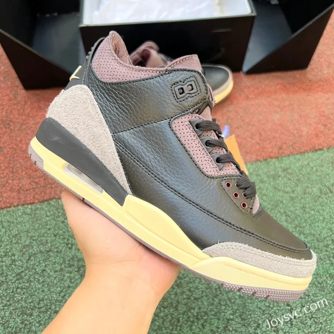 A Ma Maniere x Air Jordan 3 FZ4811-001 Black Wine