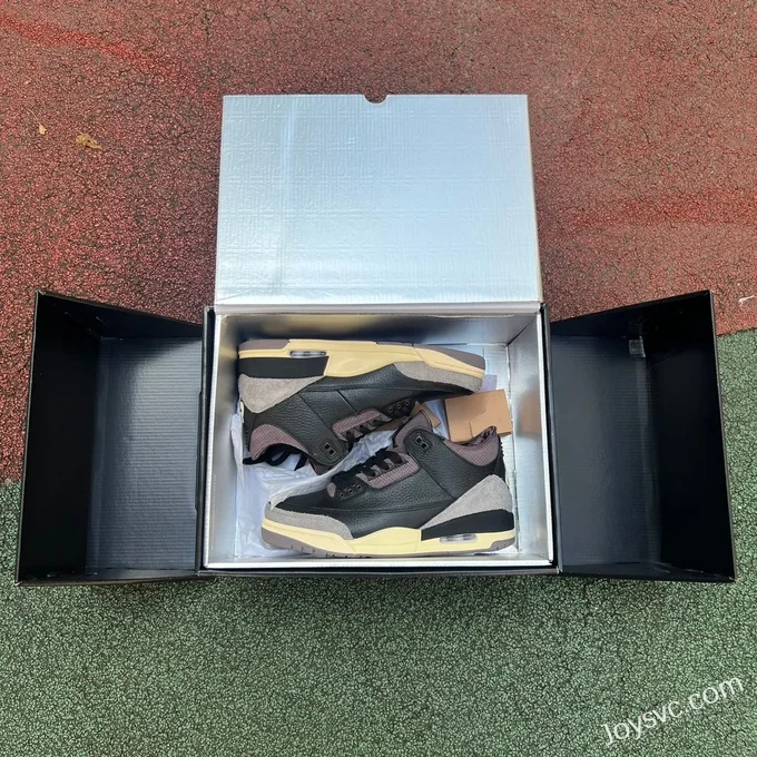 A Ma Maniere x Air Jordan 3 FZ4811-001 Black Wine