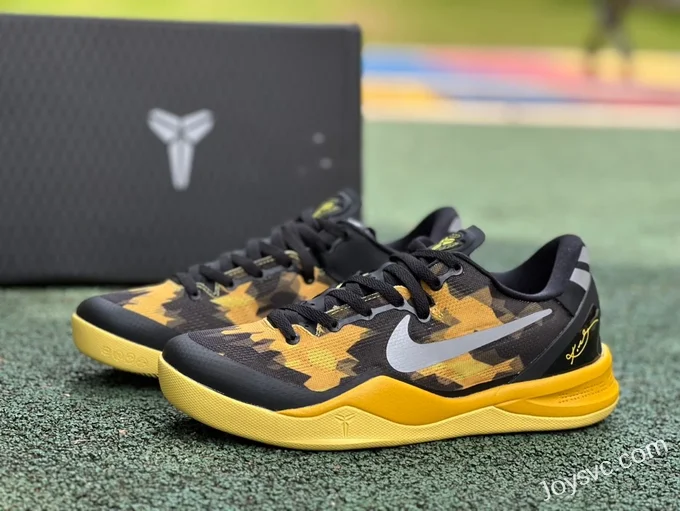 Nike Kobe 8 ZK8 - Black Yellow Basketball Shoes