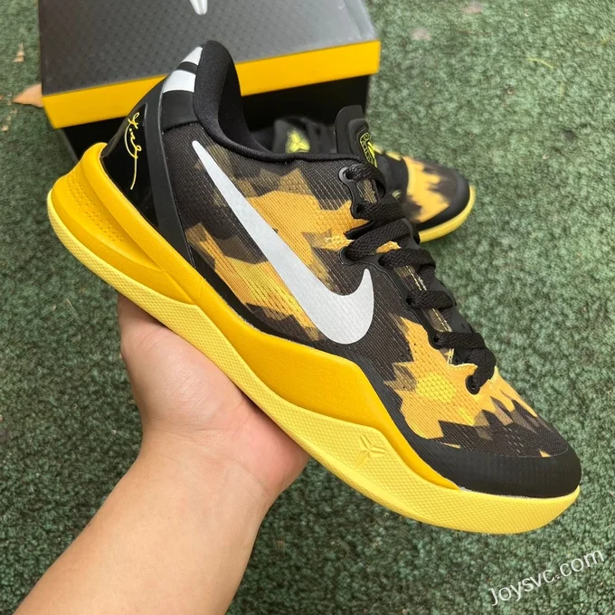 Nike Kobe 8 ZK8 - Black Yellow Basketball Shoes