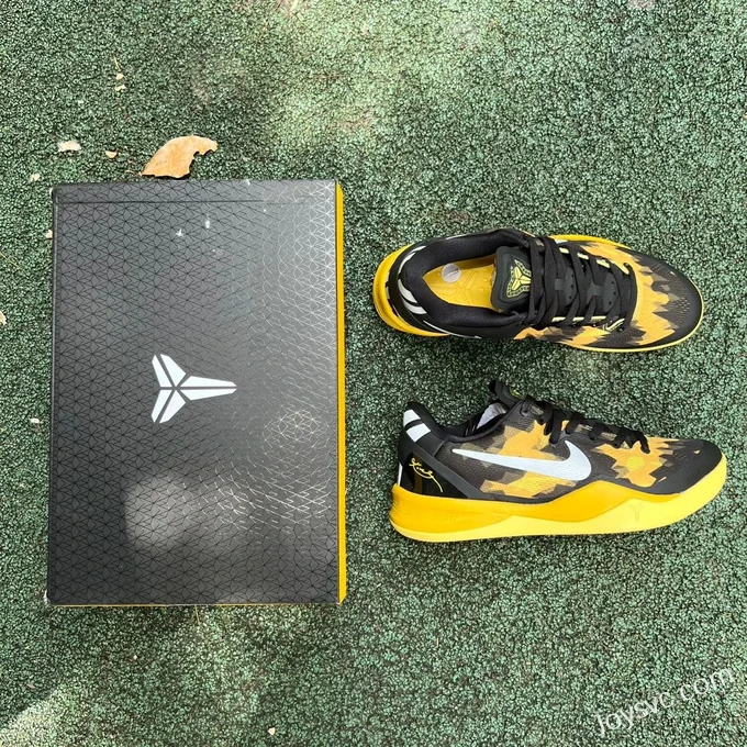 Nike Kobe 8 ZK8 - Black Yellow Basketball Shoes