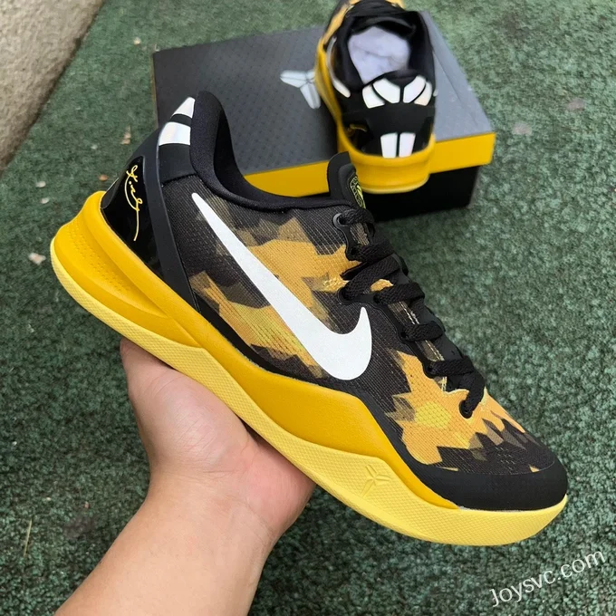 Nike Kobe 8 ZK8 - Black Yellow Basketball Shoes