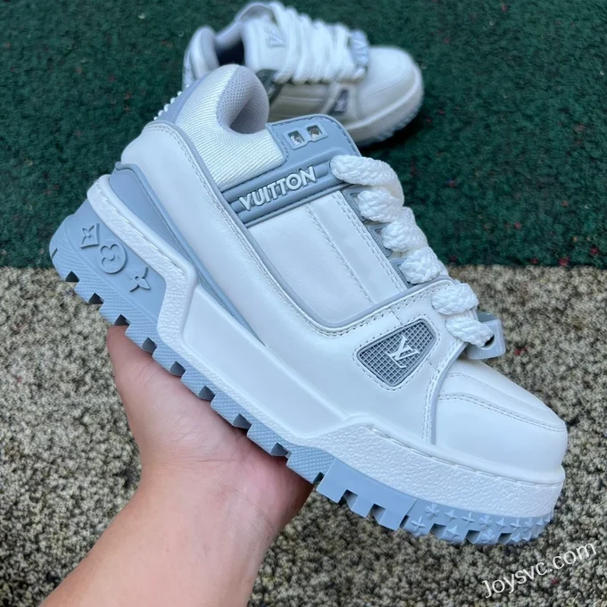 Louis Vuitton Trainer Maxi White Grey