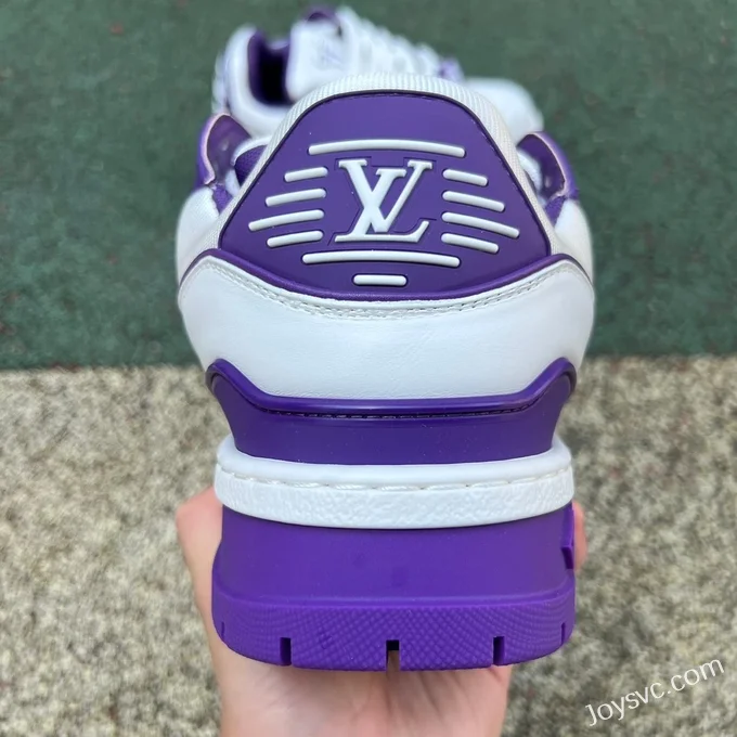 Louis Vuitton Trainer Maxi White Purple