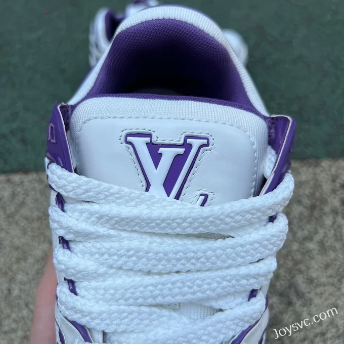 Louis Vuitton Trainer Maxi White Purple