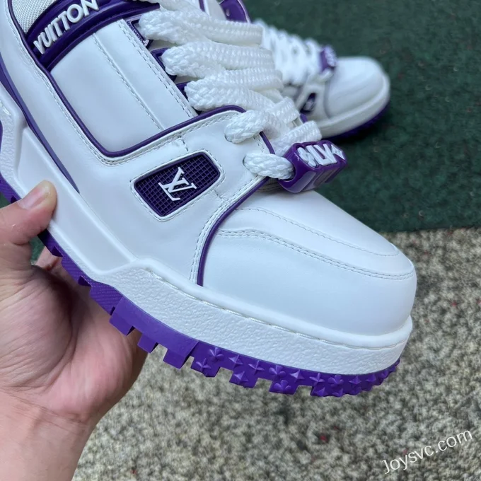 Louis Vuitton Trainer Maxi White Purple