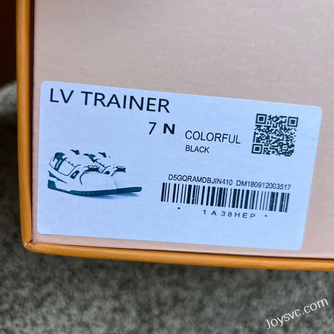 Louis Vuitton Trainer Maxi White Turquoise