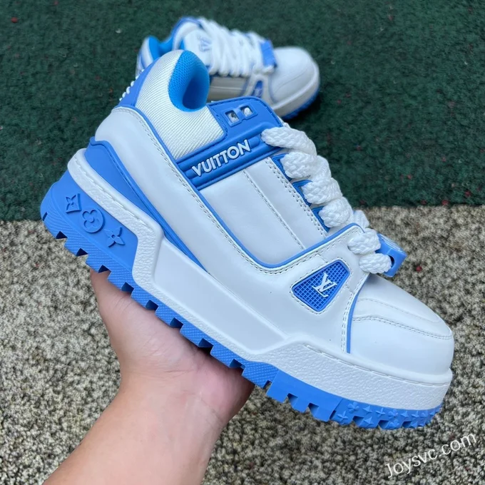 Louis Vuitton Trainer Maxi White Blue