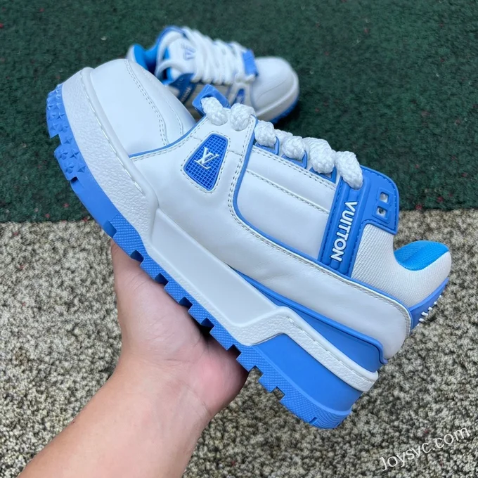 Louis Vuitton Trainer Maxi White Blue