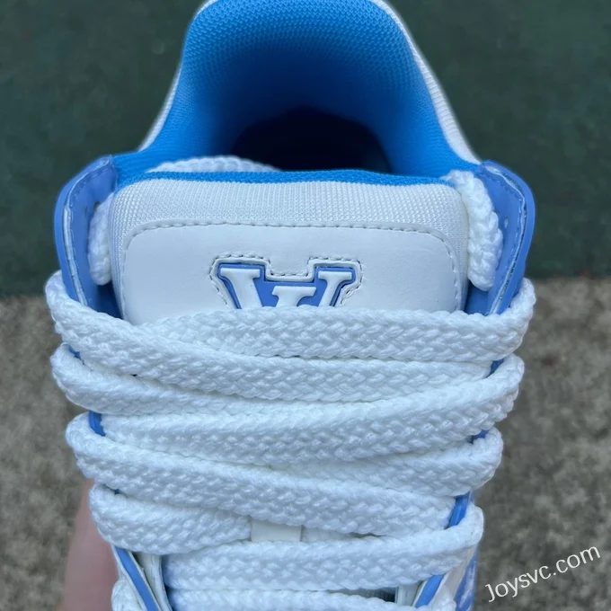 Louis Vuitton Trainer Maxi White Blue