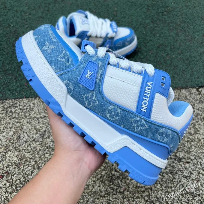 Louis Vuitton Trainer Maxi Denim Blue