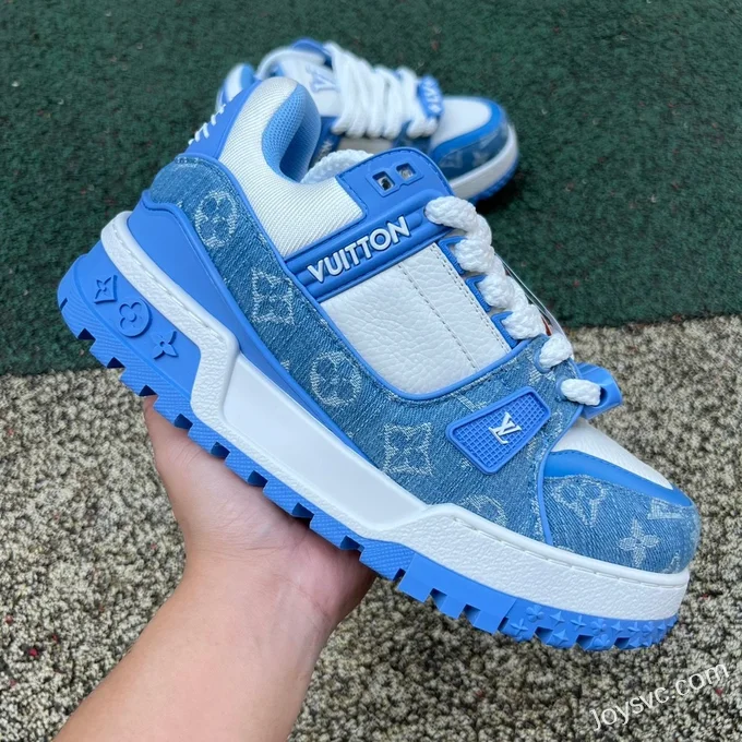 Louis Vuitton Trainer Maxi Denim Blue