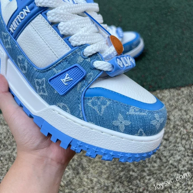 Louis Vuitton Trainer Maxi Denim Blue