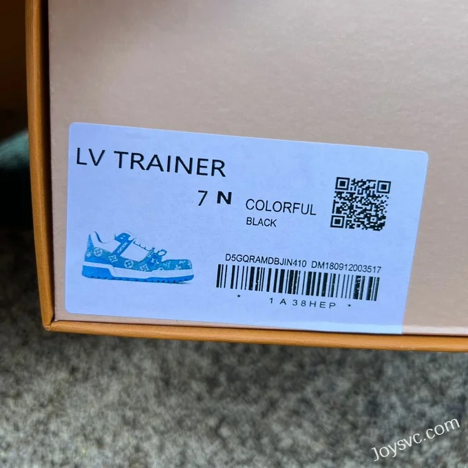 Louis Vuitton Trainer Maxi Denim Blue