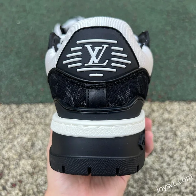 Louis Vuitton Trainer Maxi Denim Black White