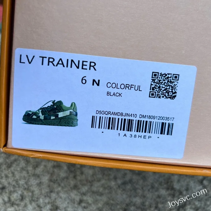 Louis Vuitton Trainer Maxi Camo Army Green