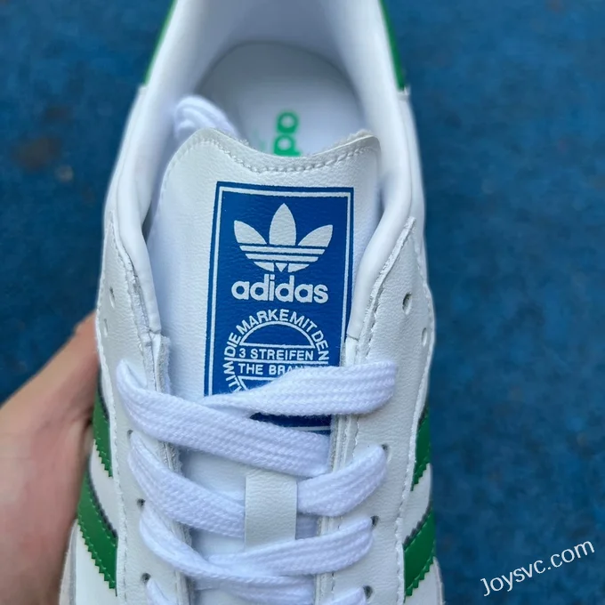 Adidas Samba OG White Green Retro Sneakers IG1024